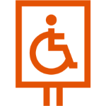 Accessible parking icon
